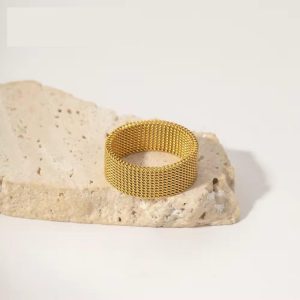 Trendy18k Gold Plated Ring