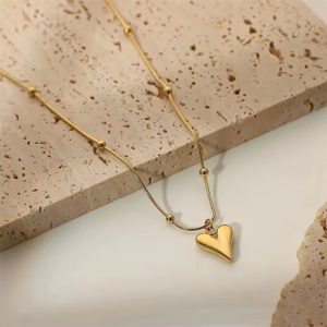 18k Gold Plated Heart Pendent