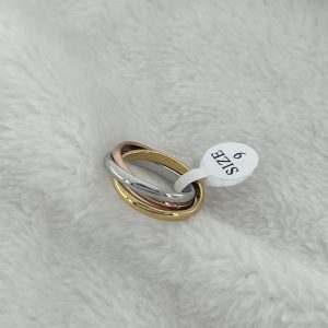 18k Gold Plated triple layered Ring